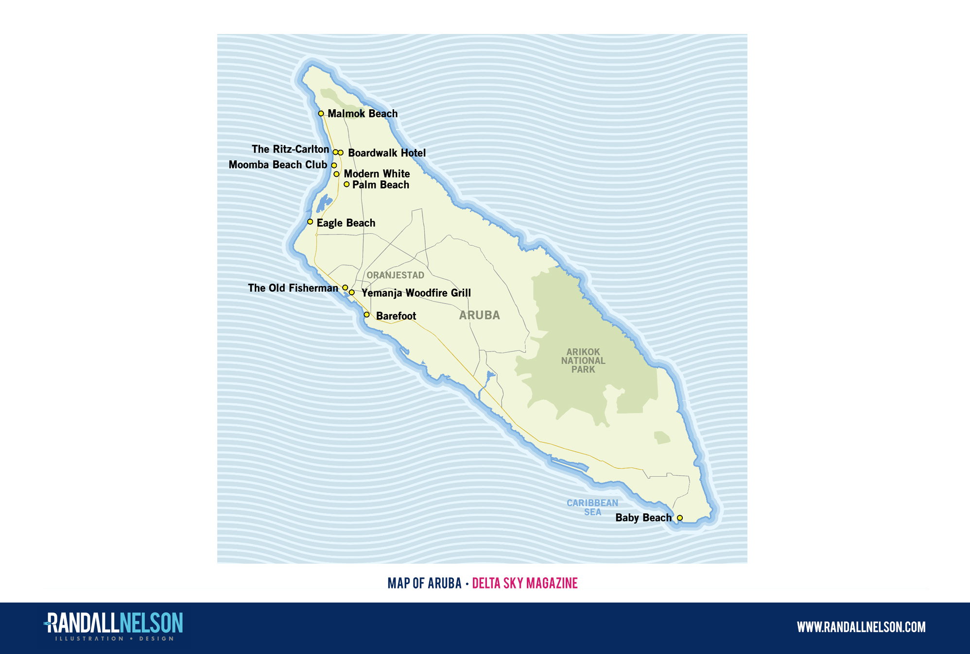 Aruba Map