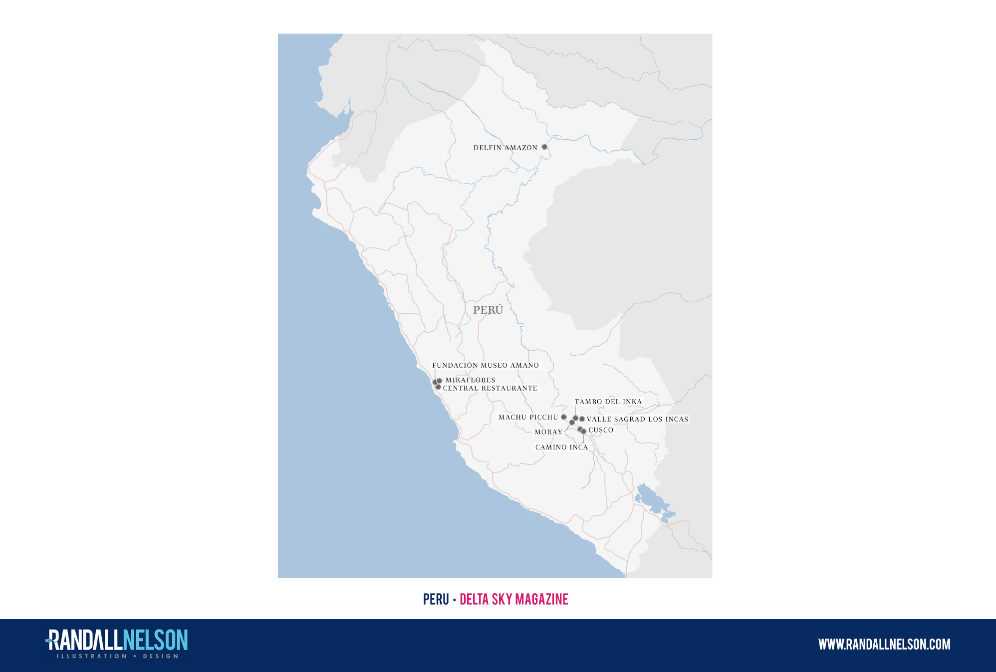 Peru Delta Sky Map