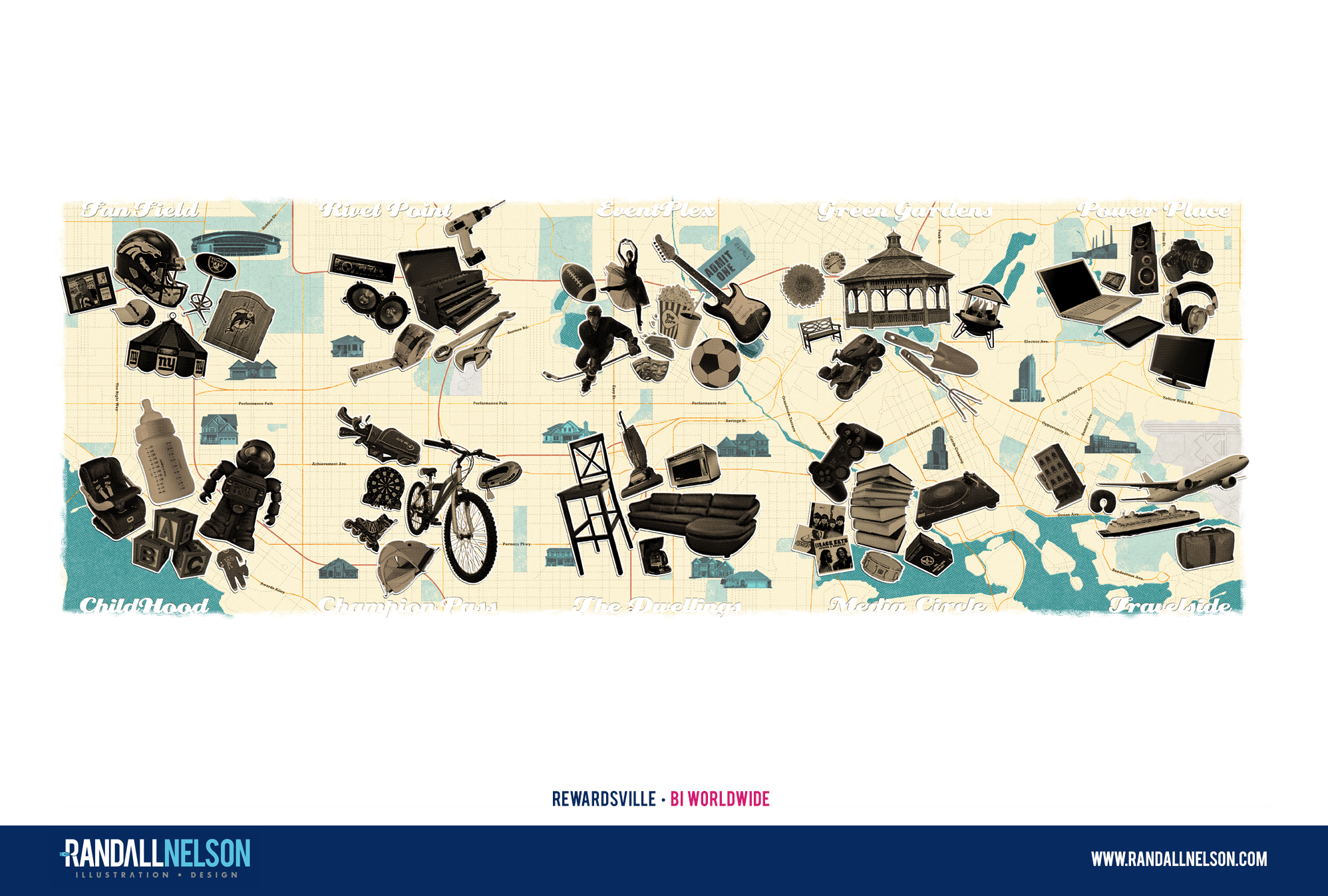 Rewardsville Map