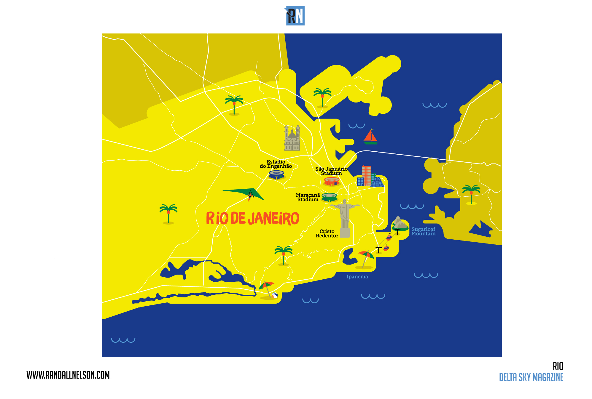 Rio Delta Sky Map