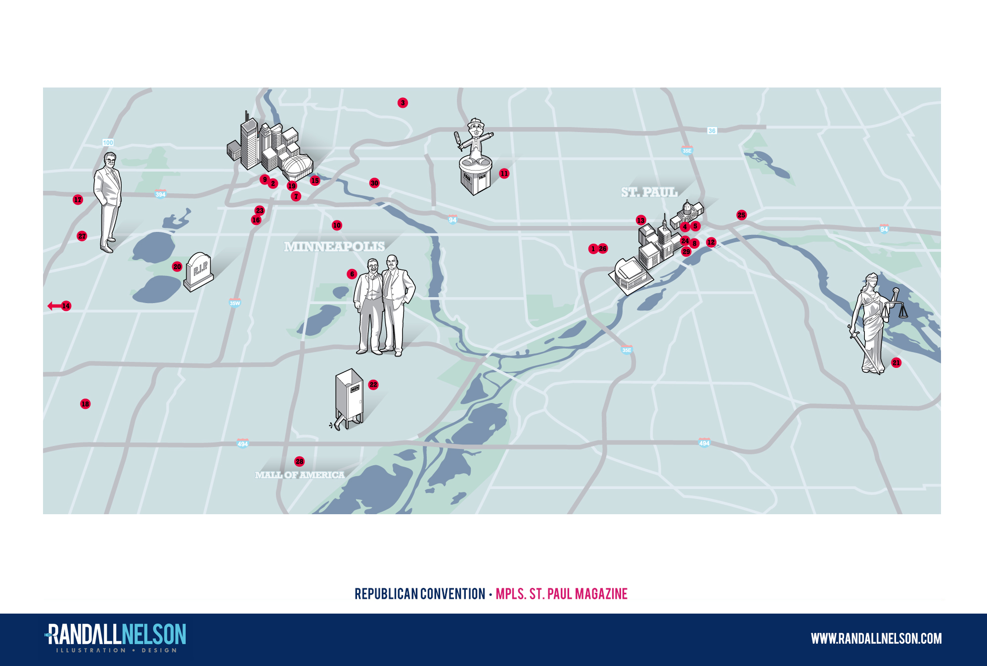 RNC Map Twin Cities